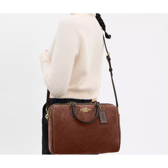 Coach Rowan Large Satchel Bag - Picture 6 of 13